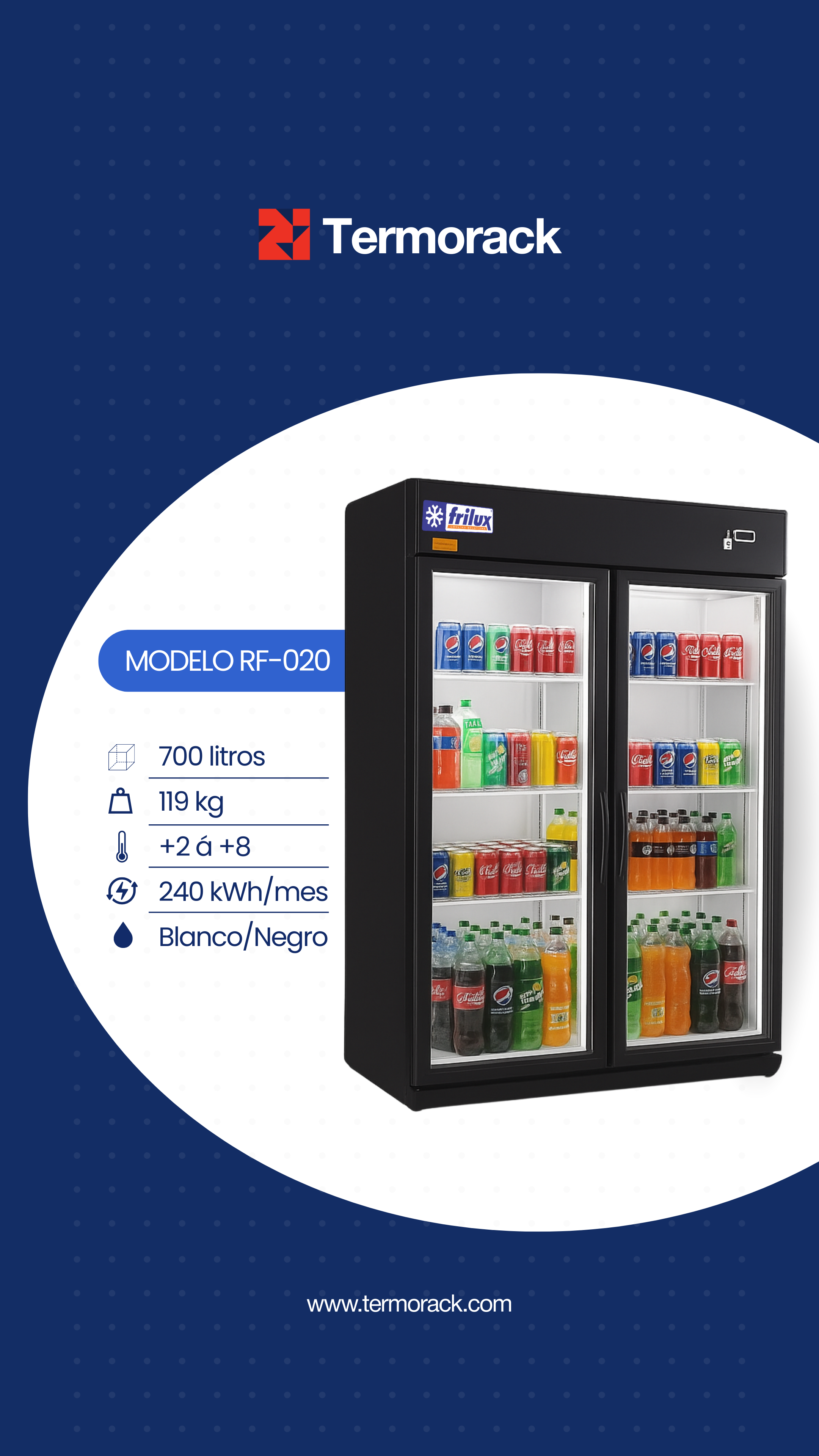 Neveras Expositores Verticales Frilux